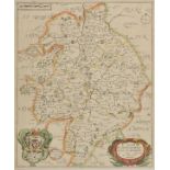 Warwickshire. A mixed collection of twenty-nine maps, 17th - 19th century, engraved and lithographic