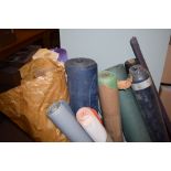 *Book cloth. A selection of 11 rolls of bookbinding book cloth, including general book cloth &