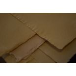 *Handmade Paper. Fourteen sheets of unused handmade laid paper, including 4 sheets of J.B. Green (