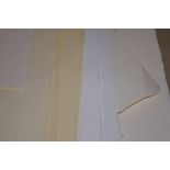 *Handmade Paper. A selection of approximately 80 sheets of handmade paper, including 6 sheets of