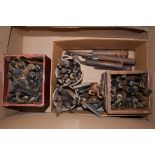 *Decorative finishing tools. A collection of miscellaneous decorative finishing tools, including