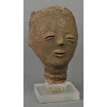 *Terracotta Head. A Fante-style terracotta head from the Ashanto Southern Akan peoples, Ghana,