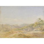 *Dowson (Russell 1841 - 1914). Fuji Sama from the Plains of Heaven, watercolour, 25.5 x 35.5 cm ( 10