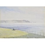 *Sells (Alfred, 1822-1908). The Needles from Barton Court Hotel, Hampshire, August 1901, watercolour