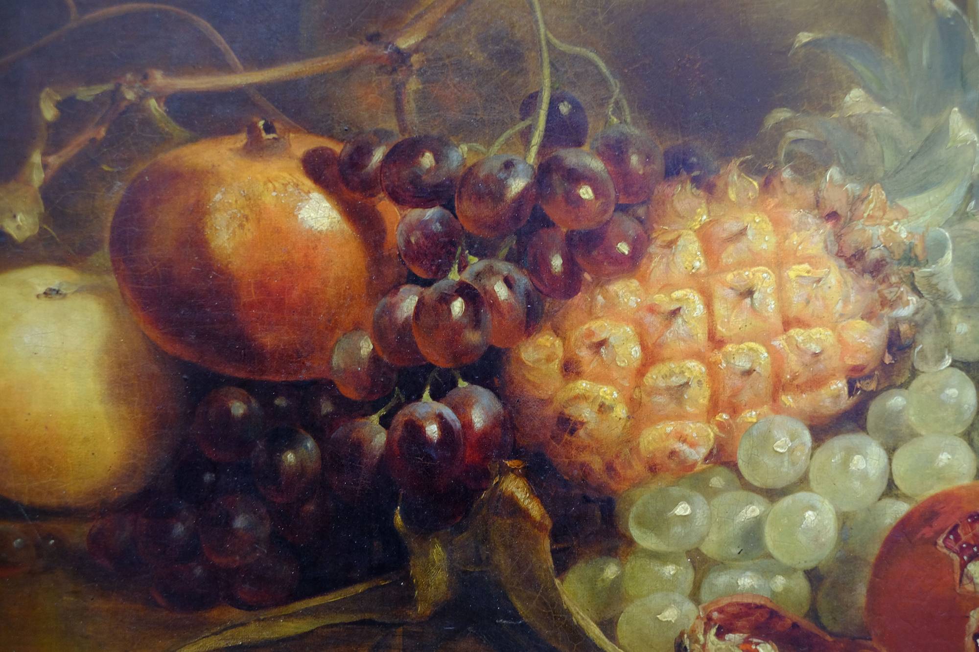 *Colls (R., 19th century). Still life of fruit, 1842, oil on canvas, showing a still life of - Image 3 of 4
