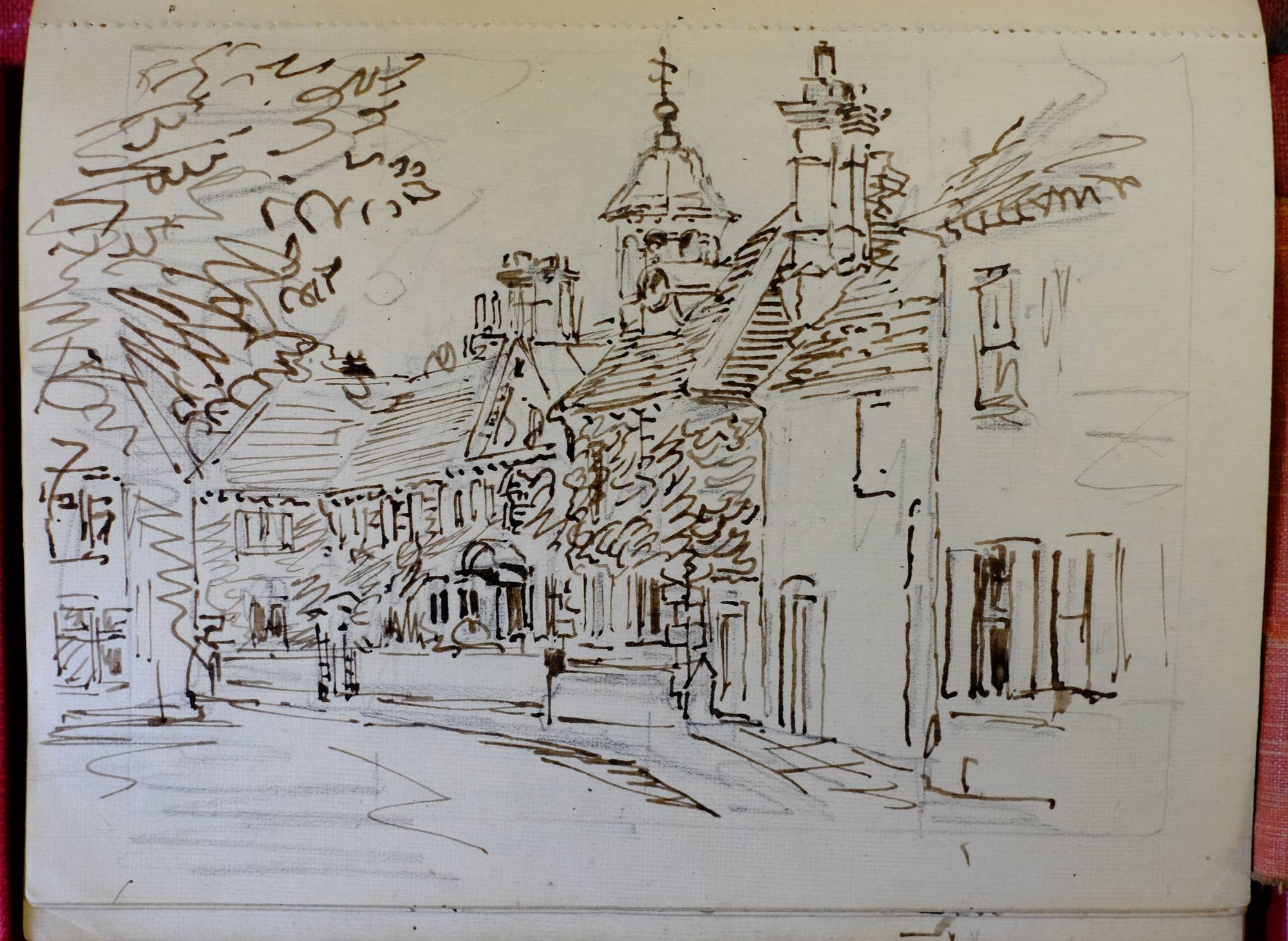Hawksworth (William Thomas Martin, 1853-1935). Sketchbook containing various views in Salisbury - Image 4 of 11