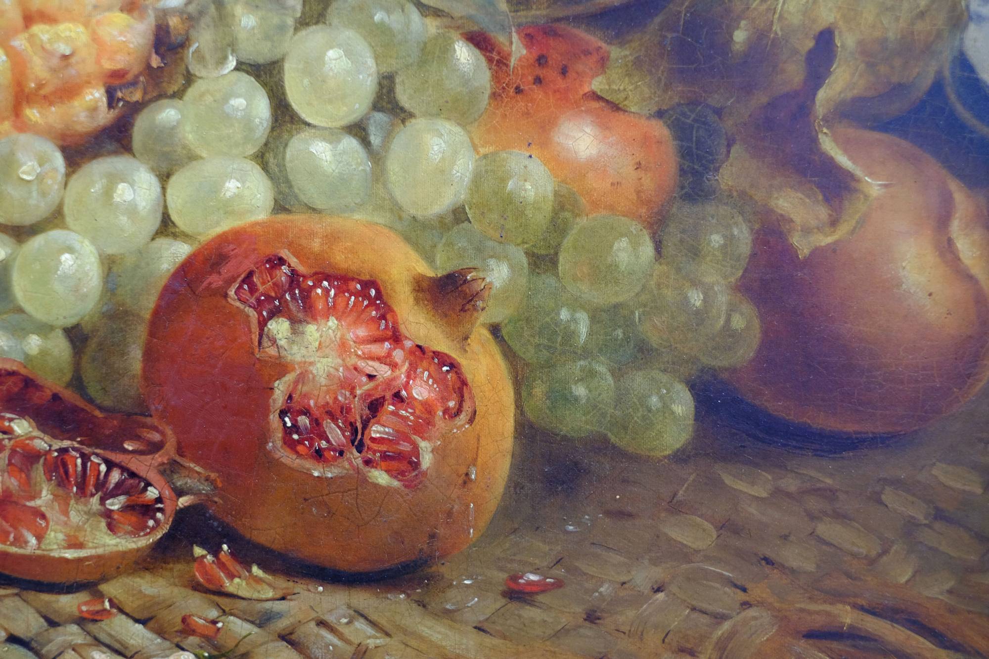 *Colls (R., 19th century). Still life of fruit, 1842, oil on canvas, showing a still life of - Image 4 of 4