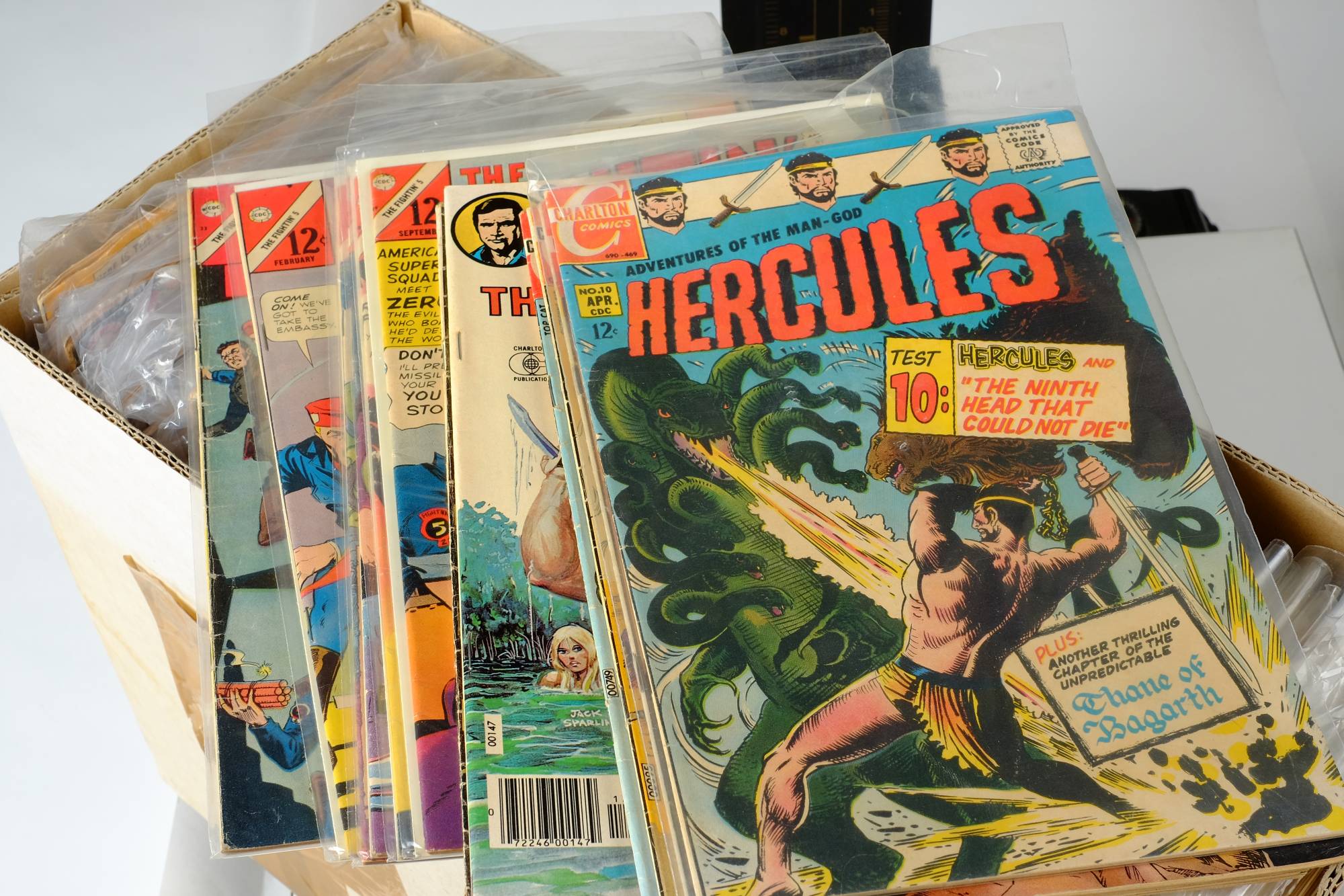 Comics. Approximately 190 comics by DC Comics and Charlton Comics from the Silver and Bronze Ages (
