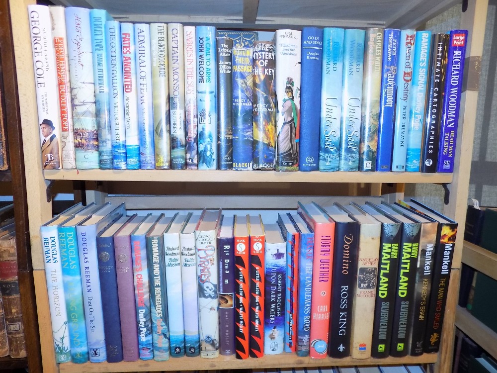 Modern fiction. A large collection of modern and naval fiction, including Patrick O'Brian, Alexander - Image 2 of 3