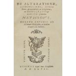 Altomare (Donato Antonio). De Alteratione, Concoctione, Digestione, Praeparatione, ac Purgatione, ex