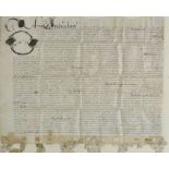 *Shakespeare Family History. A vellum deed pertaining to land in Rowington, Staffordshire, 25