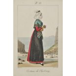 Lante (Louis Marie). Cent cinq costumes des d‚partemens de la Seine Inf‚rieure, du Calvados, de la
