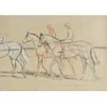 *Racehorses. Jeffery (Michael), A mixed collection of twenty-one drawings, late 20th century, a