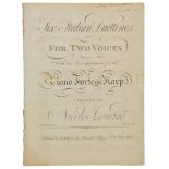 [Lady Emma Hamilton, 1765-1815]. Six Italian Duettinos for Two Voices with an accompaniment for
