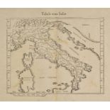 Italy. Fries (Lorenz), Tabula nova Italiae [and] Tabula nova Siciliae, Sardiniae & Corsicae,
