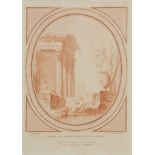 *Janinet (J.F.). Ruines du Temple D'Auguste a Athenes, Vue des Ruines de L'Aqueduc D'Adrien,