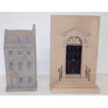 *Richards (Timothy). A plaster model of Jane Austen's house in Bath, 18.5cm high together with a