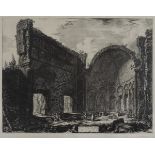 *Piranesi (Giovanni Battista, 1720-1778). Avanzi di una Sala appartenente al Castro Pretorio nella