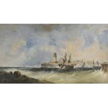 *McAlpine (William, 19th century). Entrace to Ramsgate Harbour, & A Harbour Scene (possibly