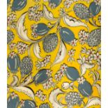 *Lang (Louis, b.1915). An original textile design, ink, watercolour, and gouache on paper, showing a