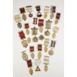 A COLLECTION OF ROYAL ARCH CHAPTER JEWELS/MEDALS, and other Masonic medals