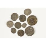 HENRY VII, 1485-1509. 'SOVEREIGN' TYPE PENNY. And a collection of medieval silver denominations,