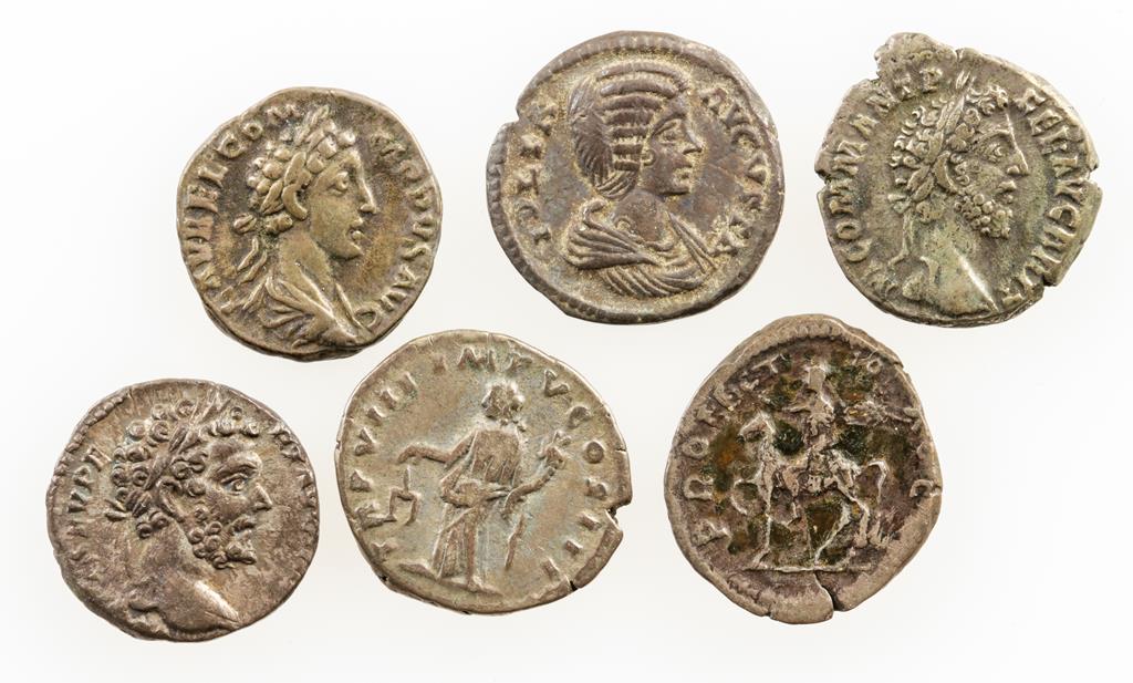 ROMAN EMPIRE. JULIA AUGUSTA DOMNA, 170-217 A.D. AR DENARIUS. And other various AR Denarius. (6