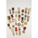 A COLLECTION OF ROYAL ARCH CHAPTER JEWELS/MEDALS, and other Masonic medals