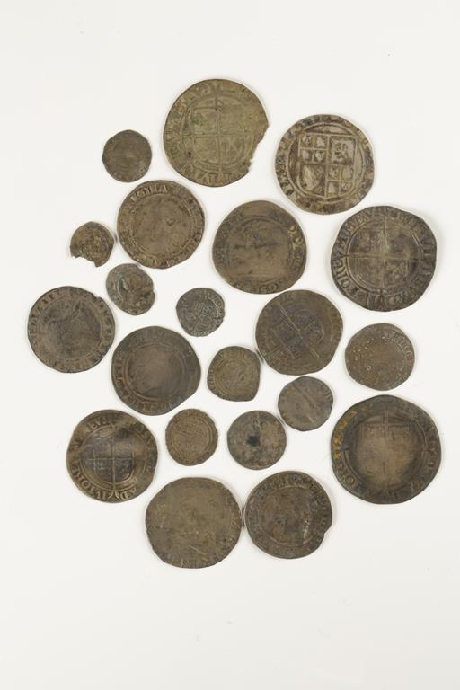 ELIZABETH I, 1558-1603. SHILLING. Second issue, 1560-1. Sixpences, 1561, 1562, 1569, 1573, 1579, and