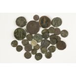 ROMAN EMPIRE. TRAJAN, 98-117 A.D. AE SESTERTIUS. A collection of various AE and AR denominations,