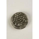 CELTIC, DUROTRIGES, UNINSCRIBED. BILLON STATER, MID FIRST CENTURY B.C. TO MID FIRST CENTURY A.D.