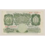 BANK OF ENGLAND, £1 BANKNOTE, Catterns, R20 375433. (one banknote)