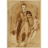 STYLE OF SIR THOMAS LAWRENCE, P.R.A. (1769-1830), Study of a Man, full length, standing in an