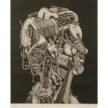 •CHRIS PLOWMAN (1952-2009) After Arcimboldo "Music", numbered 4/50, signed and dated 1999 to the
