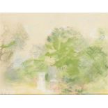HERCULES BRABAZON BRABAZON (1821-1906) "Garden sketch" initialled in pencil lower left, pastel, 5.