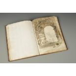 ENGLISH SCHOOL, 18th/19th century, An important Grand Tour album with drawings of Rome and it's