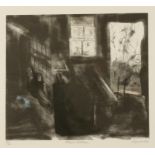 •CHRIS ORR MBE "Arthurs Kitchen", a limited edition lithograph numbered 49/100, signed and dated