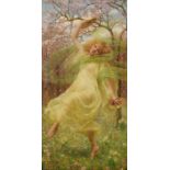 WILLIAM SAVAGE COOPER (1880-1926) "Spring", signed and dated 1896-7 lower left, oil on canvas, 29.5"