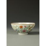 A CHINESE FAMILLE ROSE PORCELAIN BOWL