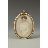 L. WOODRUFF A three-quarter length portrait miniature painted on ivory