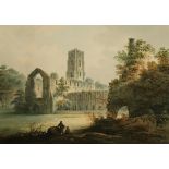 FRANCIS NICHOLSON (1753-1844) "Fountains Abbey"