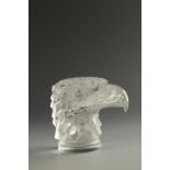 RENE LALIQUE: A CLEAR AND FROSTED GLASS MASCOT