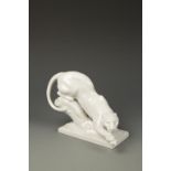 A MEISSEN BLANC DE CHINE PANTHER