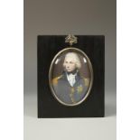 A PORTRAIT MINIATURE OF ADMIRAL LORD NELSON