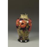 A MOORCROFT POMEGRANATE PATTERN VASE