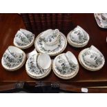 A QUANTITY OF ROYAL WORCESTER TEAWARE of 'Lavinia' design
