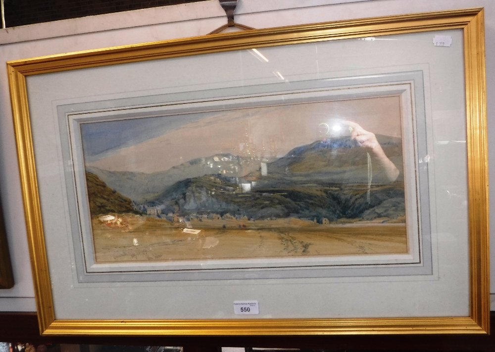 JOHN CALLOW: 'Barmouth', watercolour, signed and dated, July 20th '63