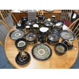 A LARGE QUANTITY OF DENBY 'ARABESQUE' DESIGN DINNERWARE to include boxed sets of matching cutlery