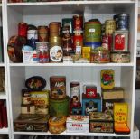 A LARGE COLLECTION OF VINTAGE TINS