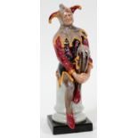 ROYAL DOULTON PORCELAIN JESTER H 9 1/2""The Jester", marked at the underside in green. HN 2016.There